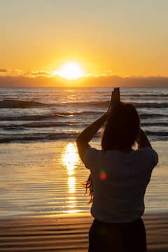 Practice Yoga on the beaches of Garopaba, Ouvidor, and Rosa