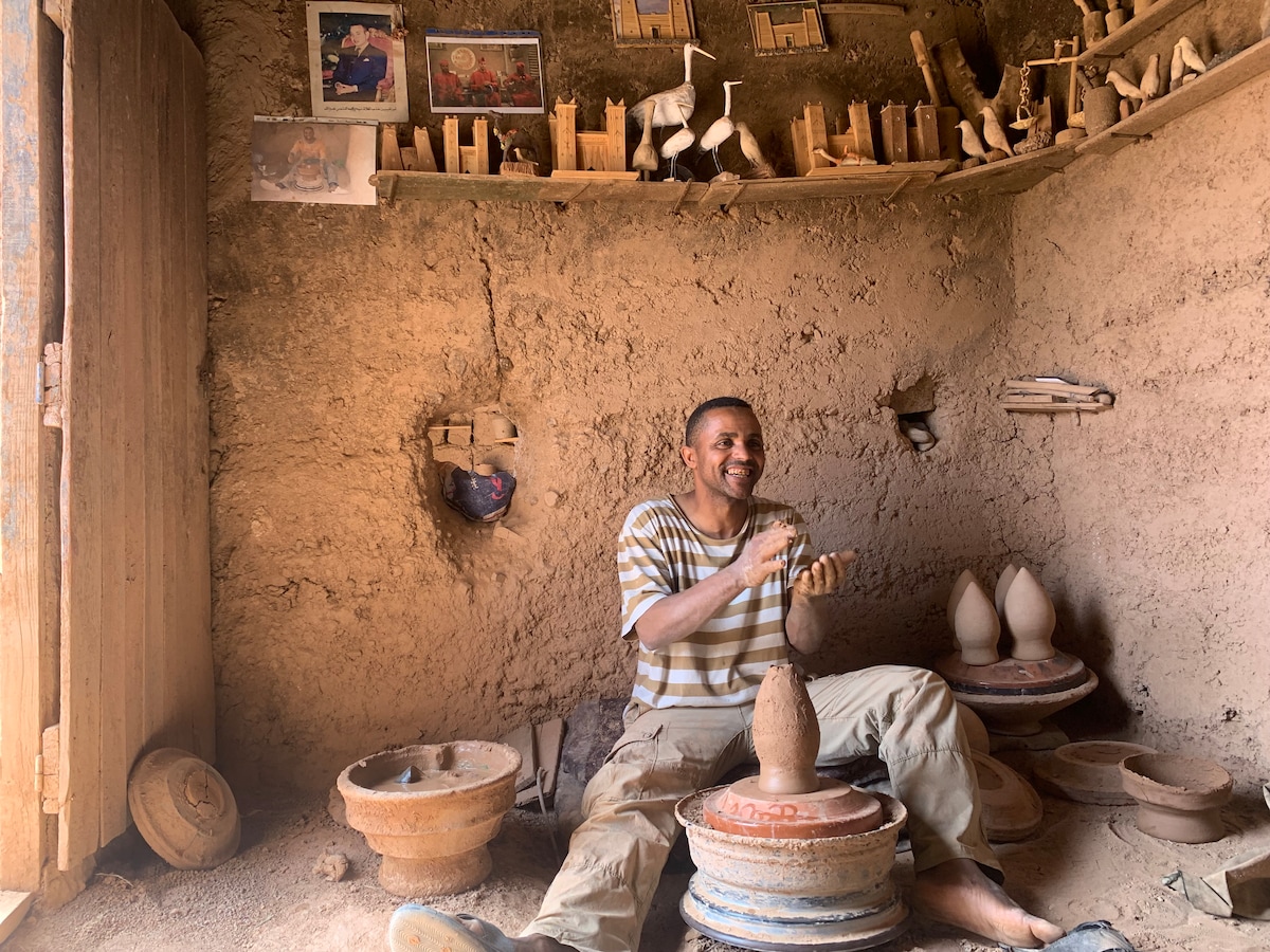 Explore the Skoura palm grove by e-bike