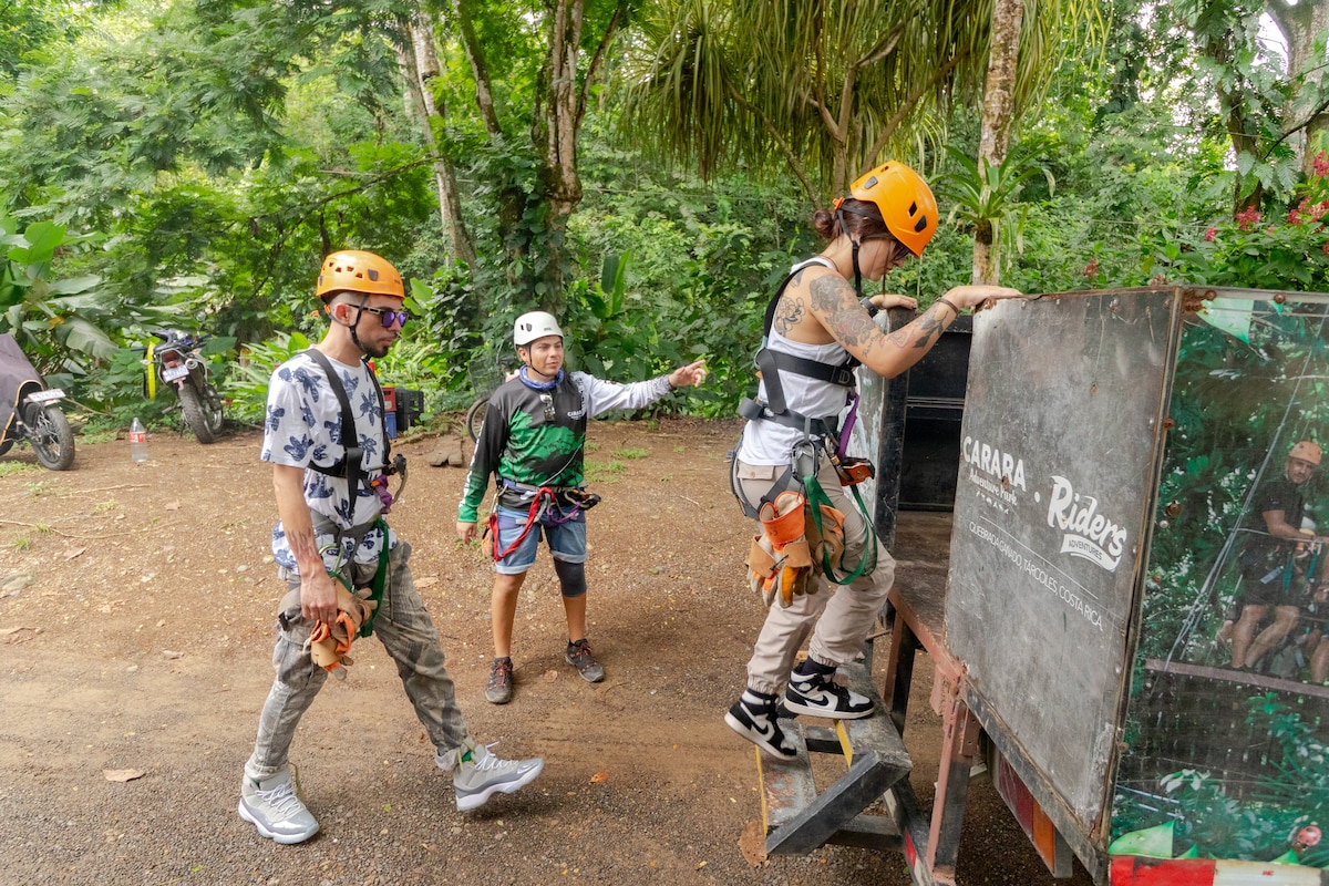 Soar above the trees Zip Line Jaco
