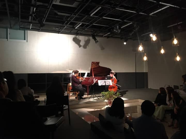 Listen to classical music and explore the exhibition