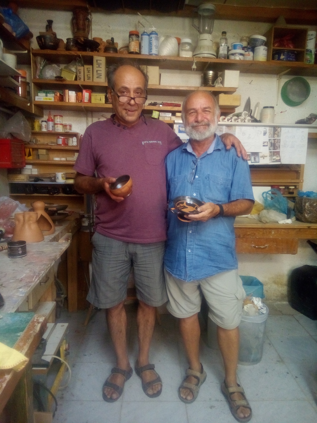 Learn, practice ancient greek pottery