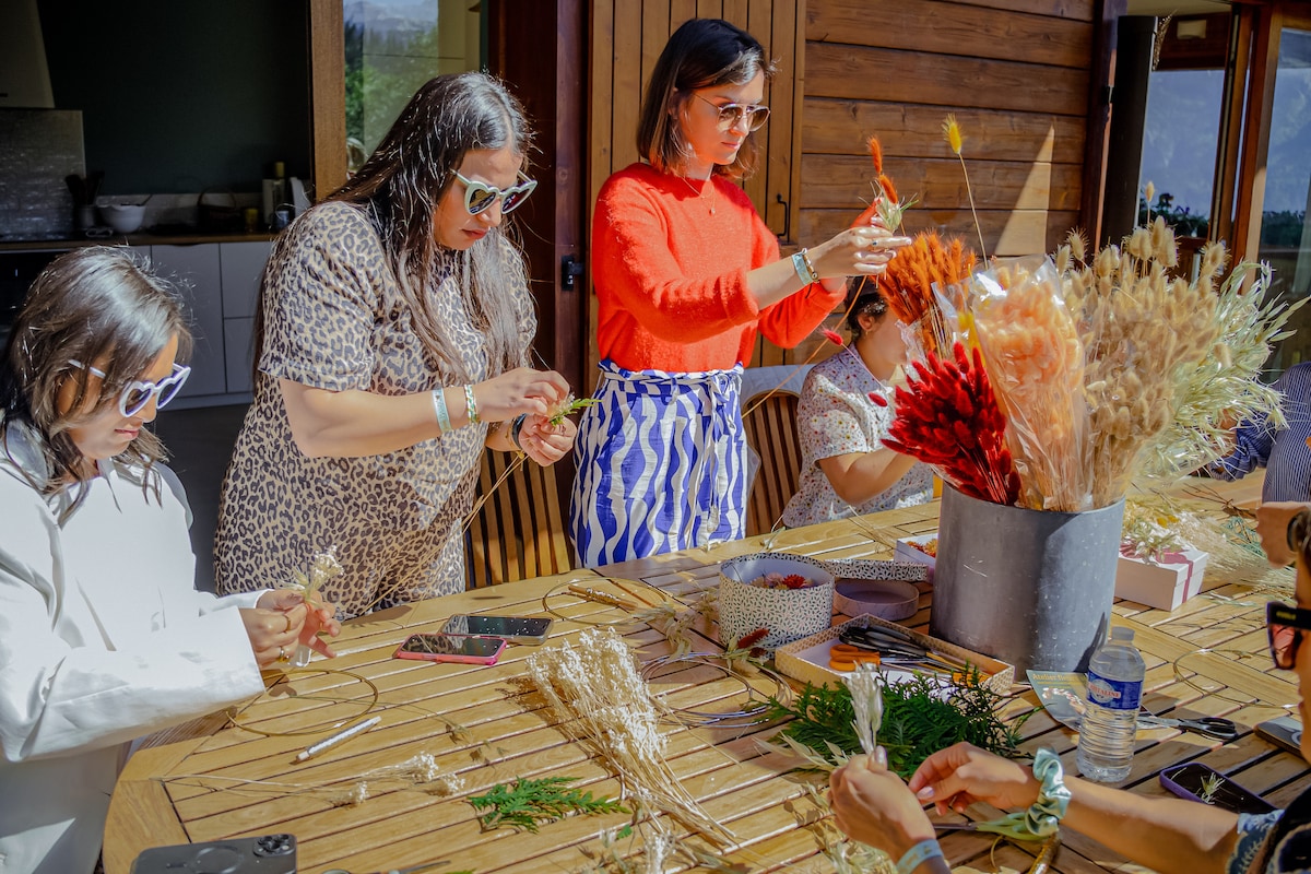 Dried flower workshop