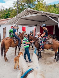 Paseo a caballo a la cascada de Santa Rita