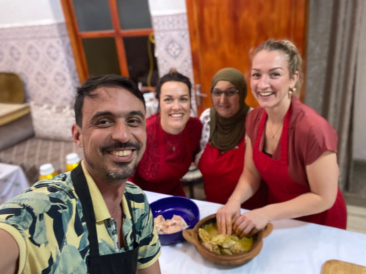 Cooking class with Yassine and Mom