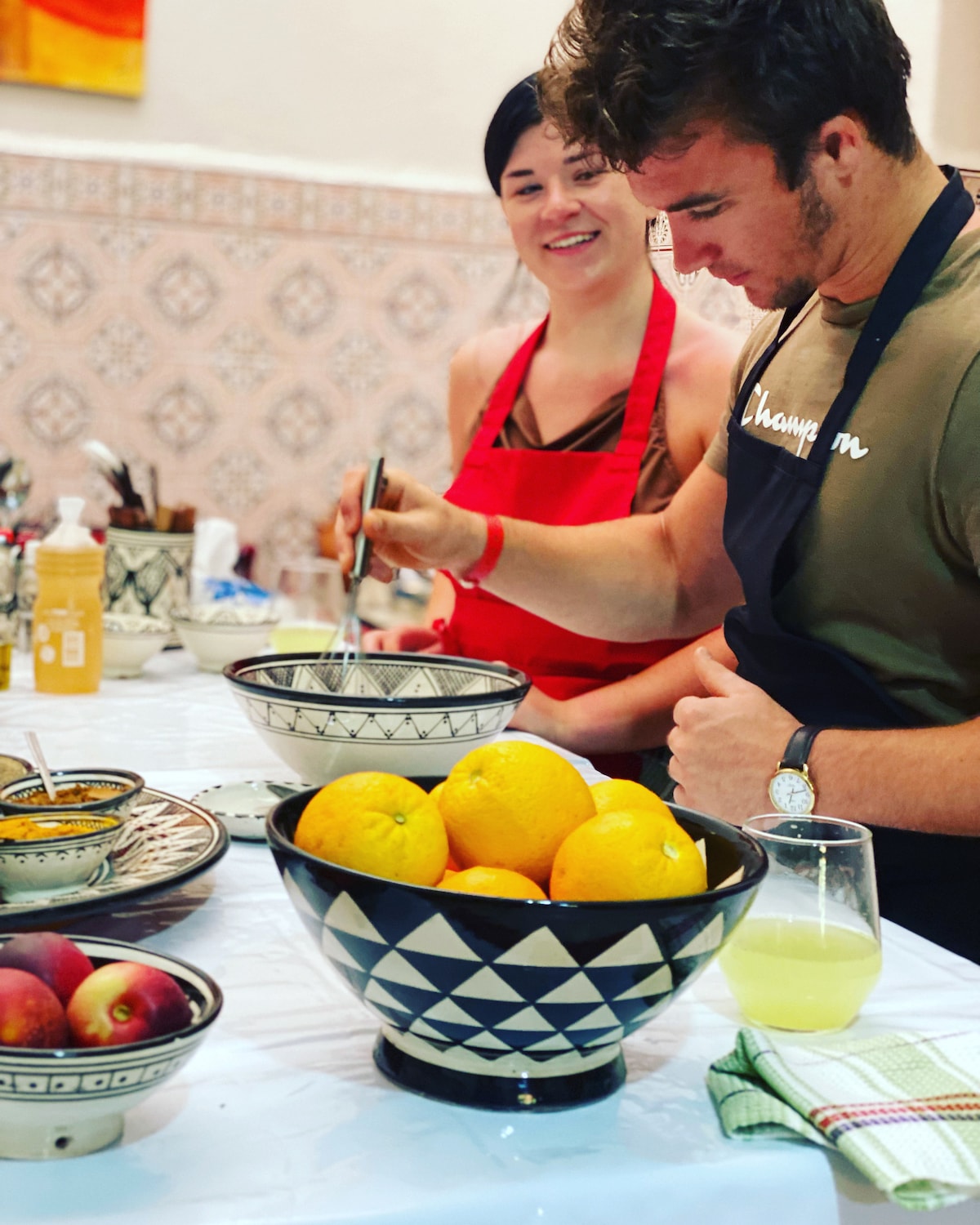 Кулинарен урок с Ясин и майка му