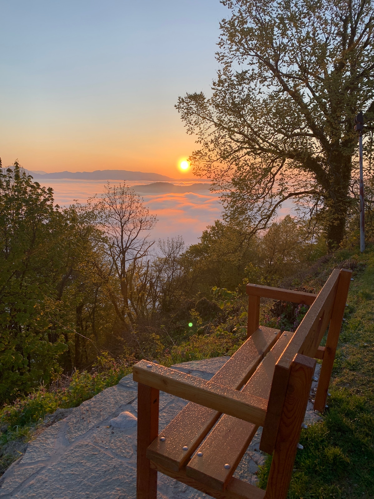 Wandere bei Sonnenaufgang auf den Šmarna Gora, mit Frühstück