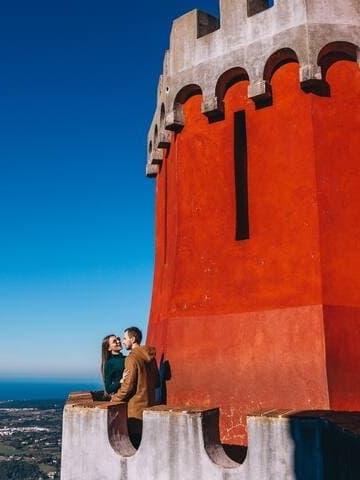 Синтра, дворецът Пена и Кабо Рока от Кашкайш