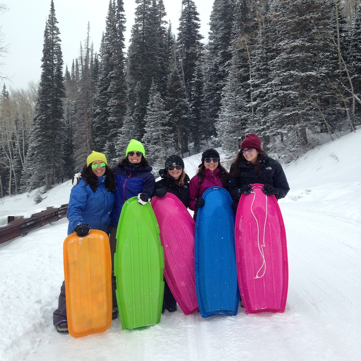 Snowshoe and sled in Deer Valley