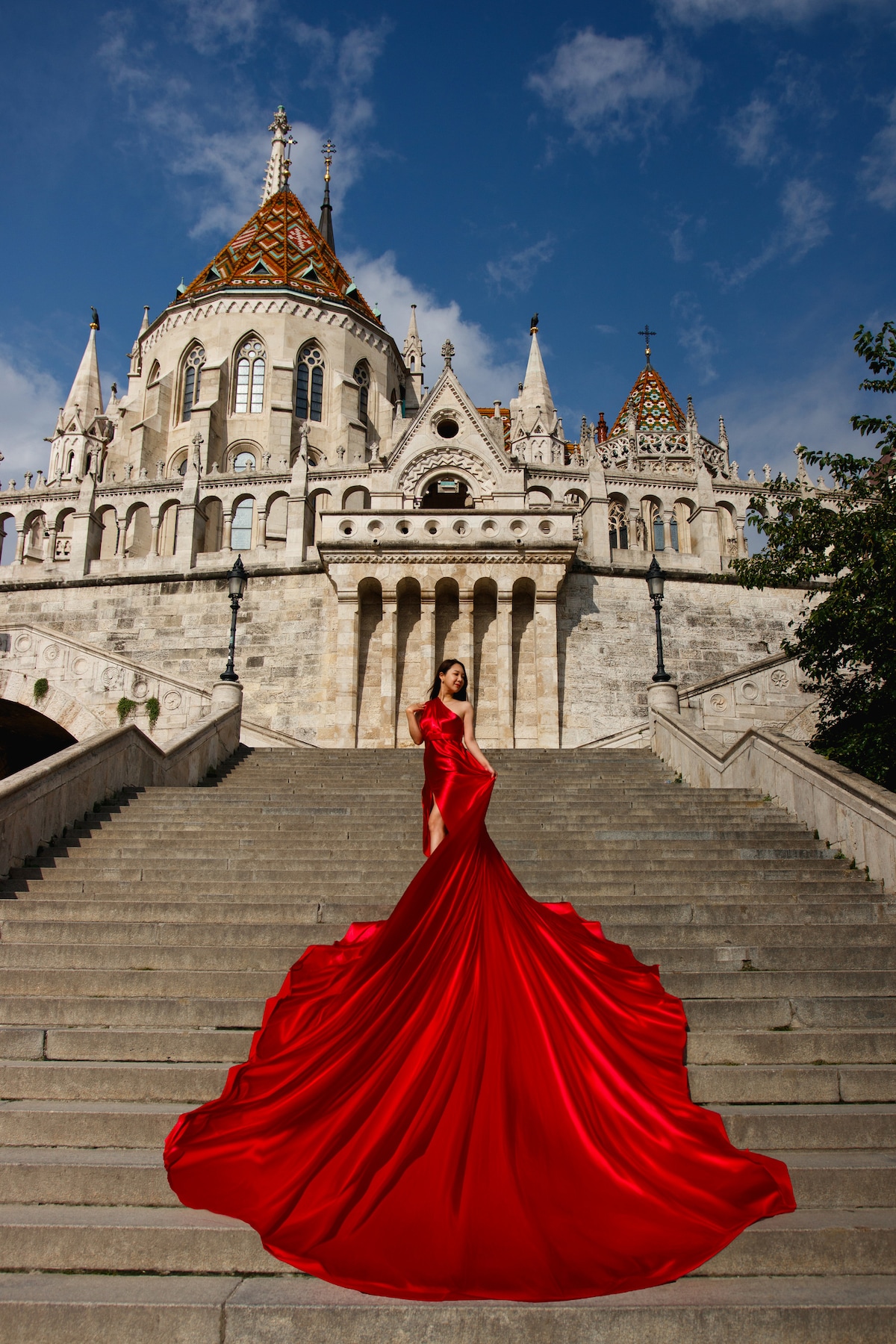 Flying Dress Photo Shoot in Budapest by Roland 5.0 Flying Dress Photo Shoot in Budapest by Roland 5.0