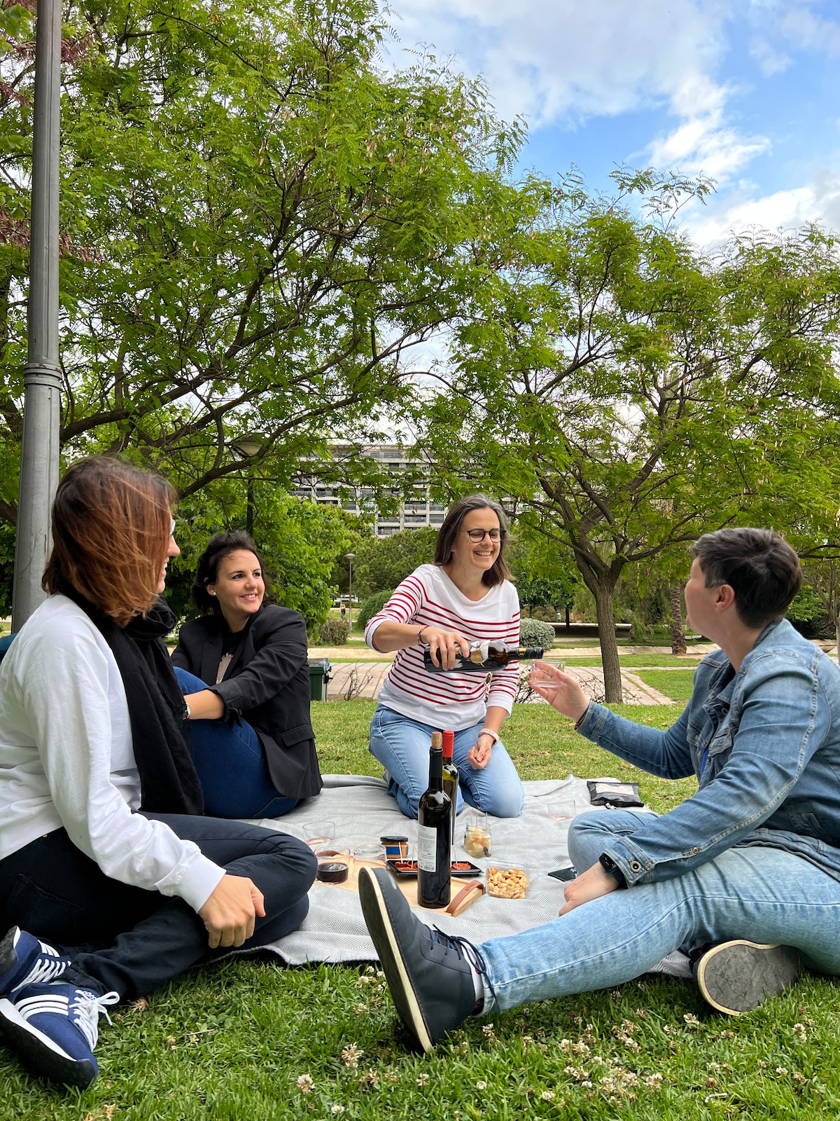 Valencianisches Weinpicknick