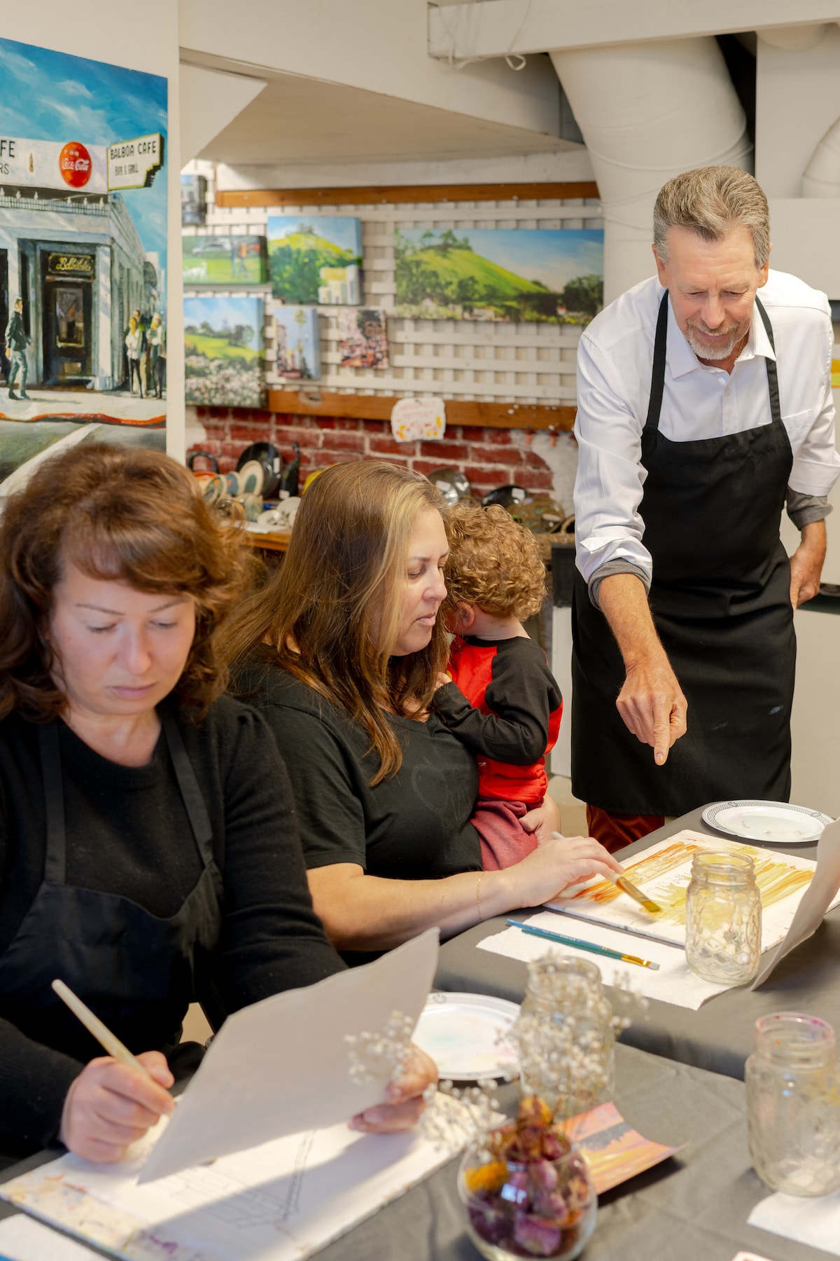 Paint Watercolor with a Local Artist