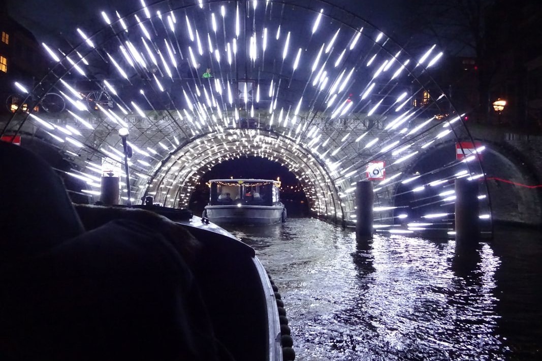 Explore Amsterdam light festival with drinks