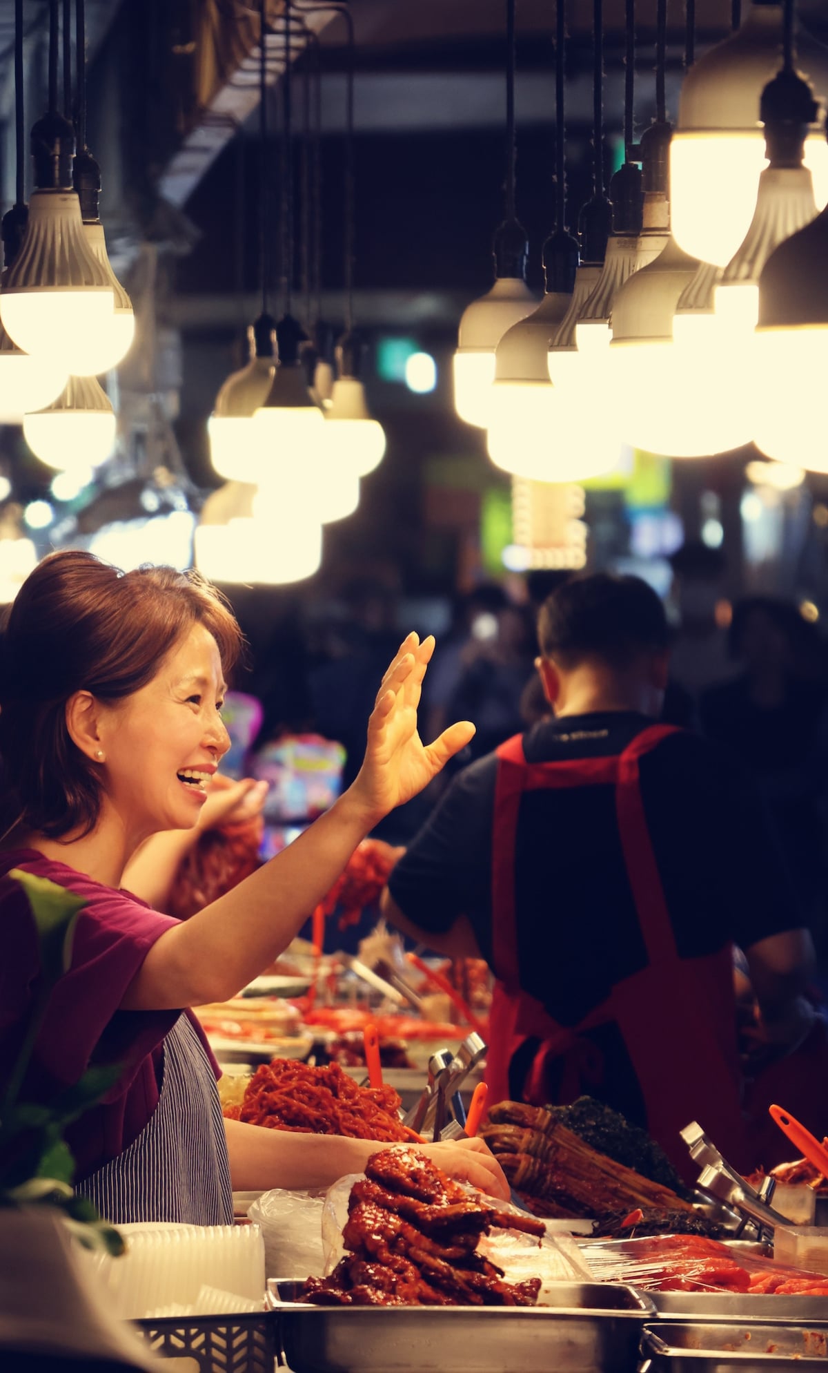 Улична храна в Ghwangjang x Dongdaemun Market