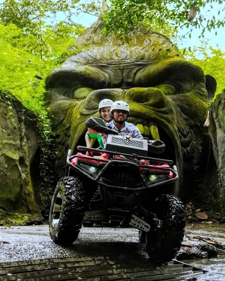 उबुडच्या निसर्गात 350CC ATV चालवा, ट्रान्सफरसह