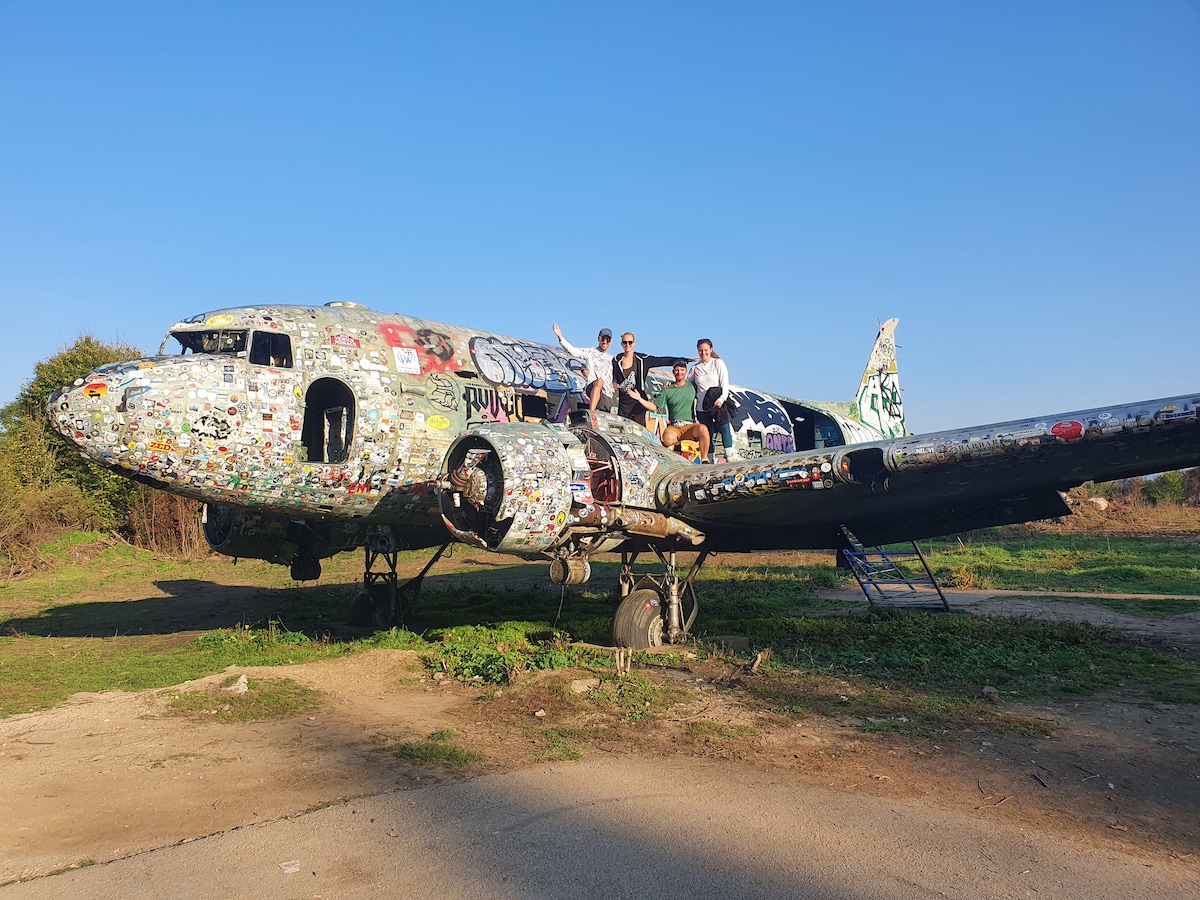 Explore an abandoned military airbase Zeljava