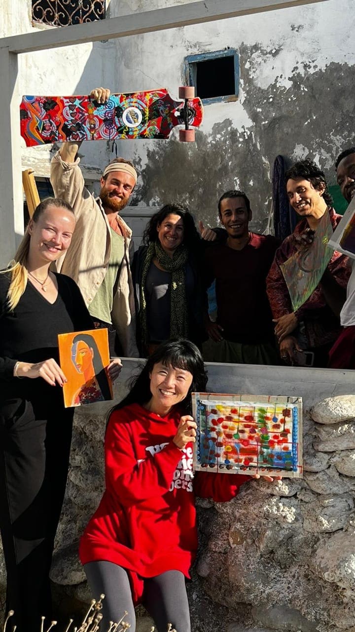 Art therapy, painting expression