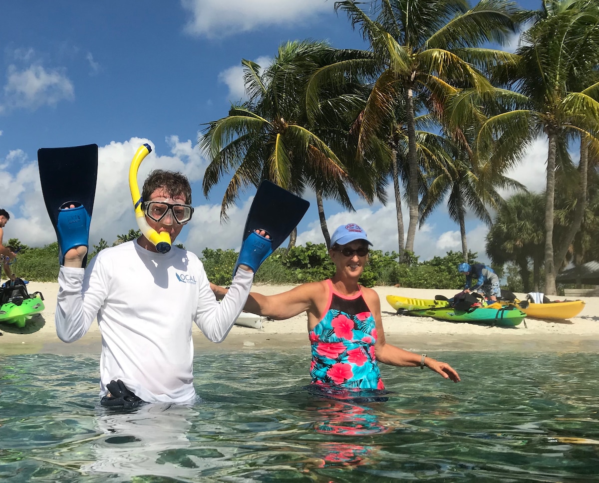 Explorez les eaux tropicales de Peanut Island