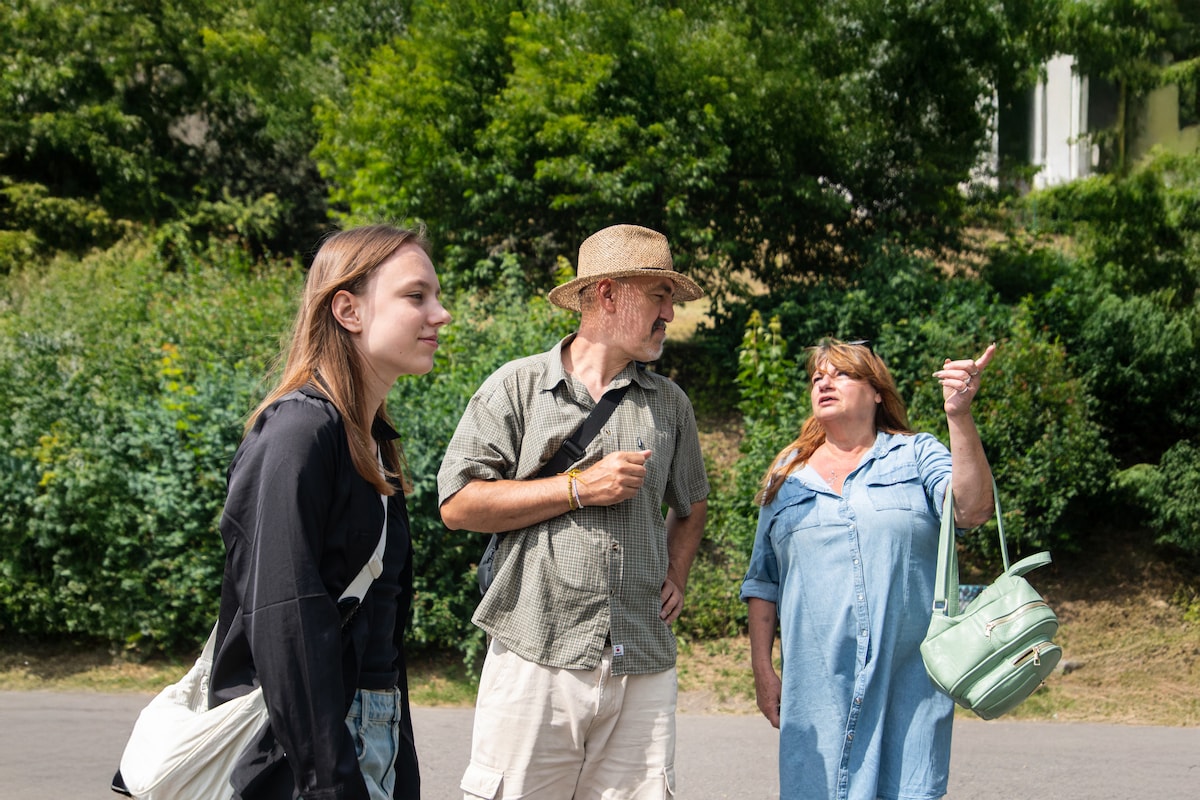 Hidden walk from city to Prague castle