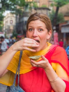 加尔各答老城区小巷街头美食之旅
