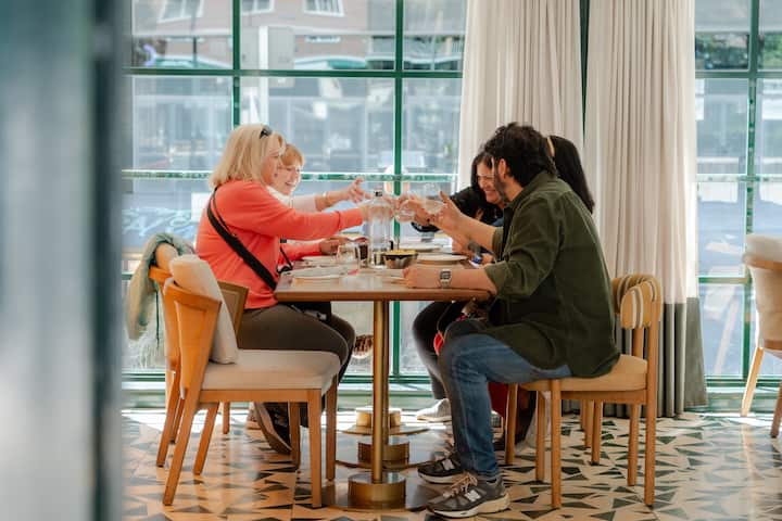 Taste local tapas with Real Madrid Bernabéu views