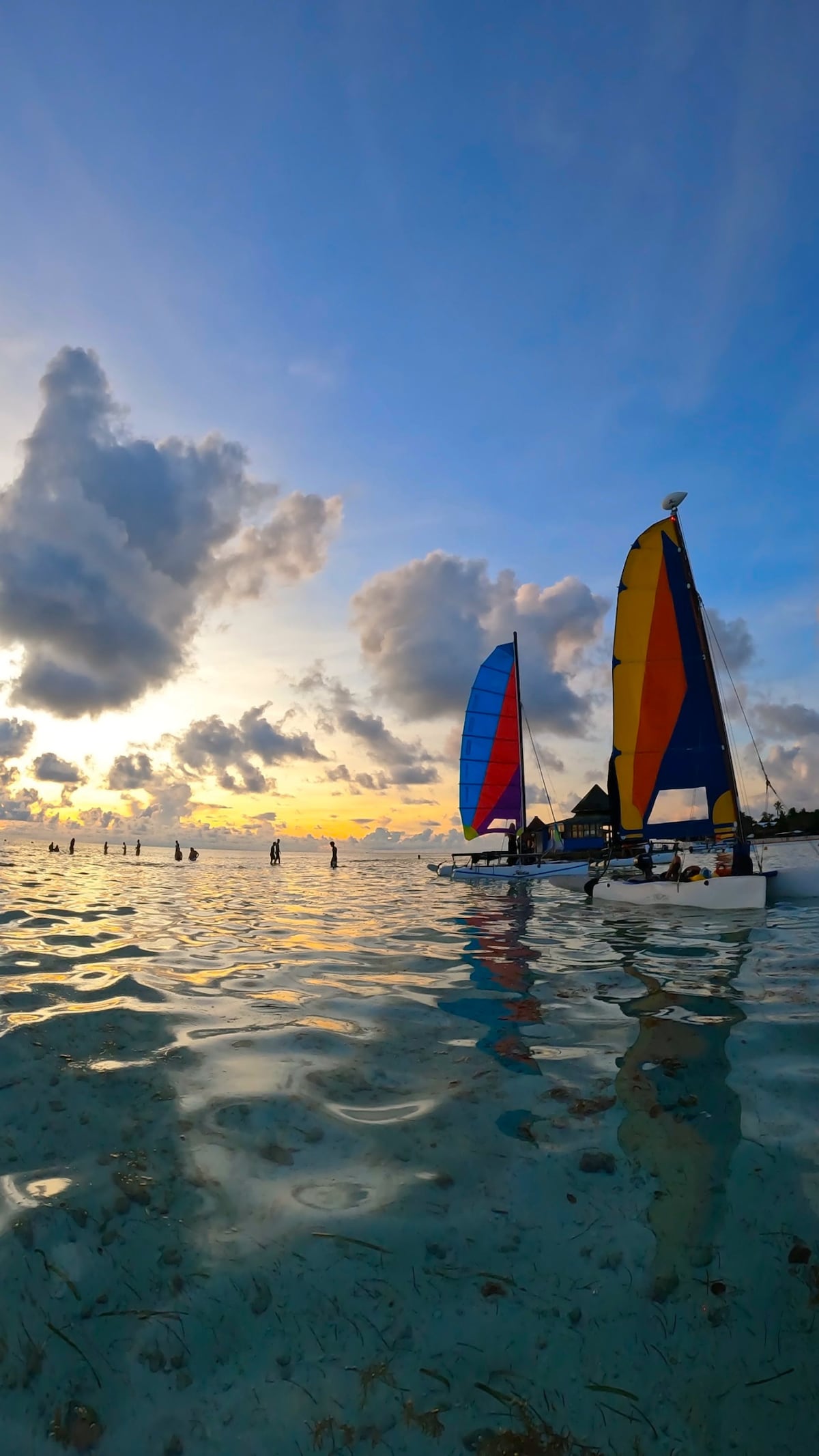 Sunrise at the Natural Aquarium of San Andres Island