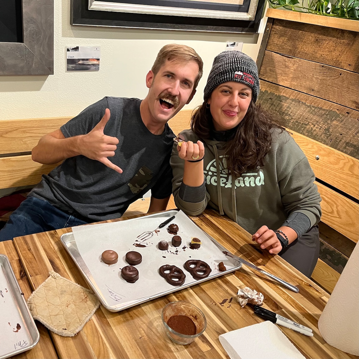 Take a chocolate truffle making class