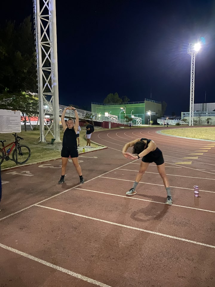 Track Training with a Local Athlete