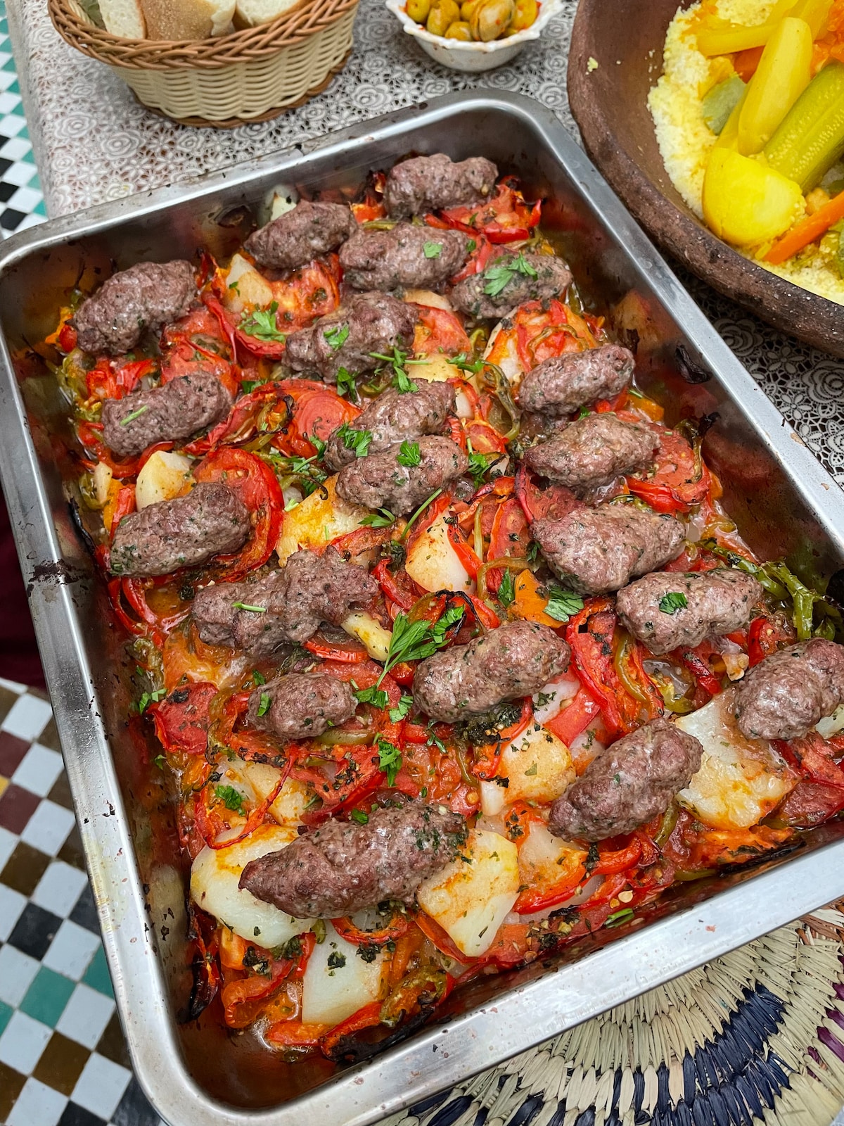 Auténtica comida casera de Fez para compartir