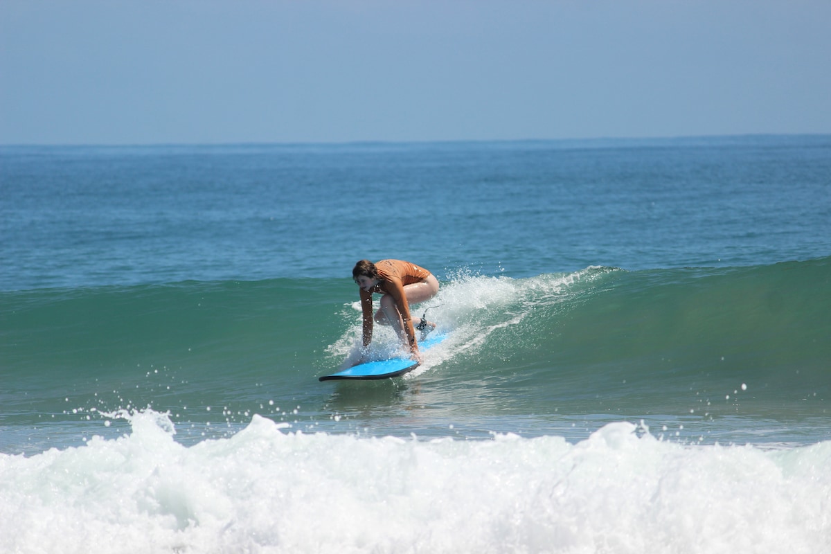Surf Caribbean waves with a local surf..