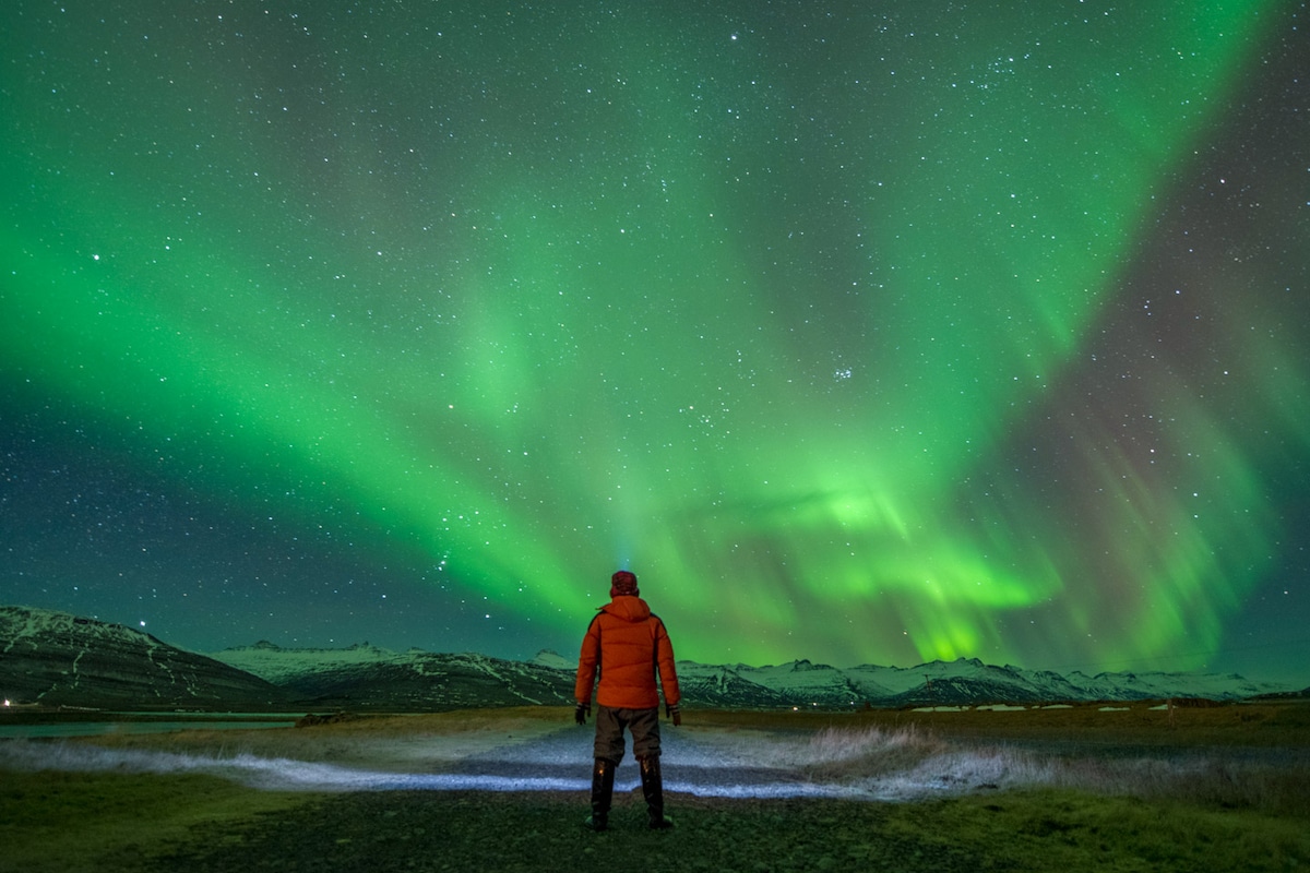 Seek aurora with Arctic action and campfire