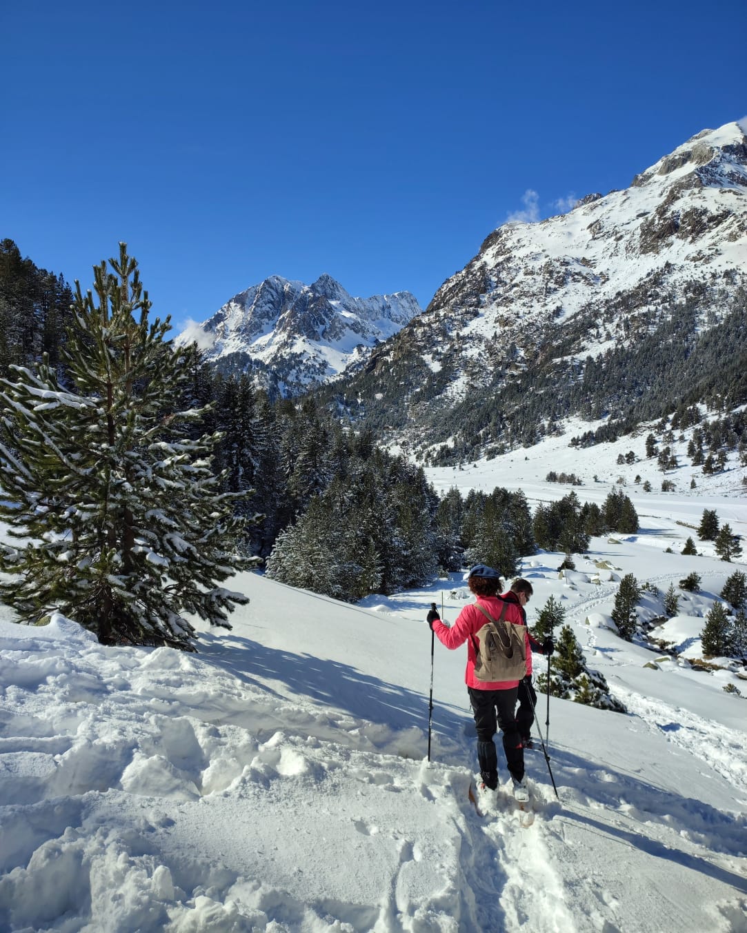 Snowshoeing in Valle de Benasque