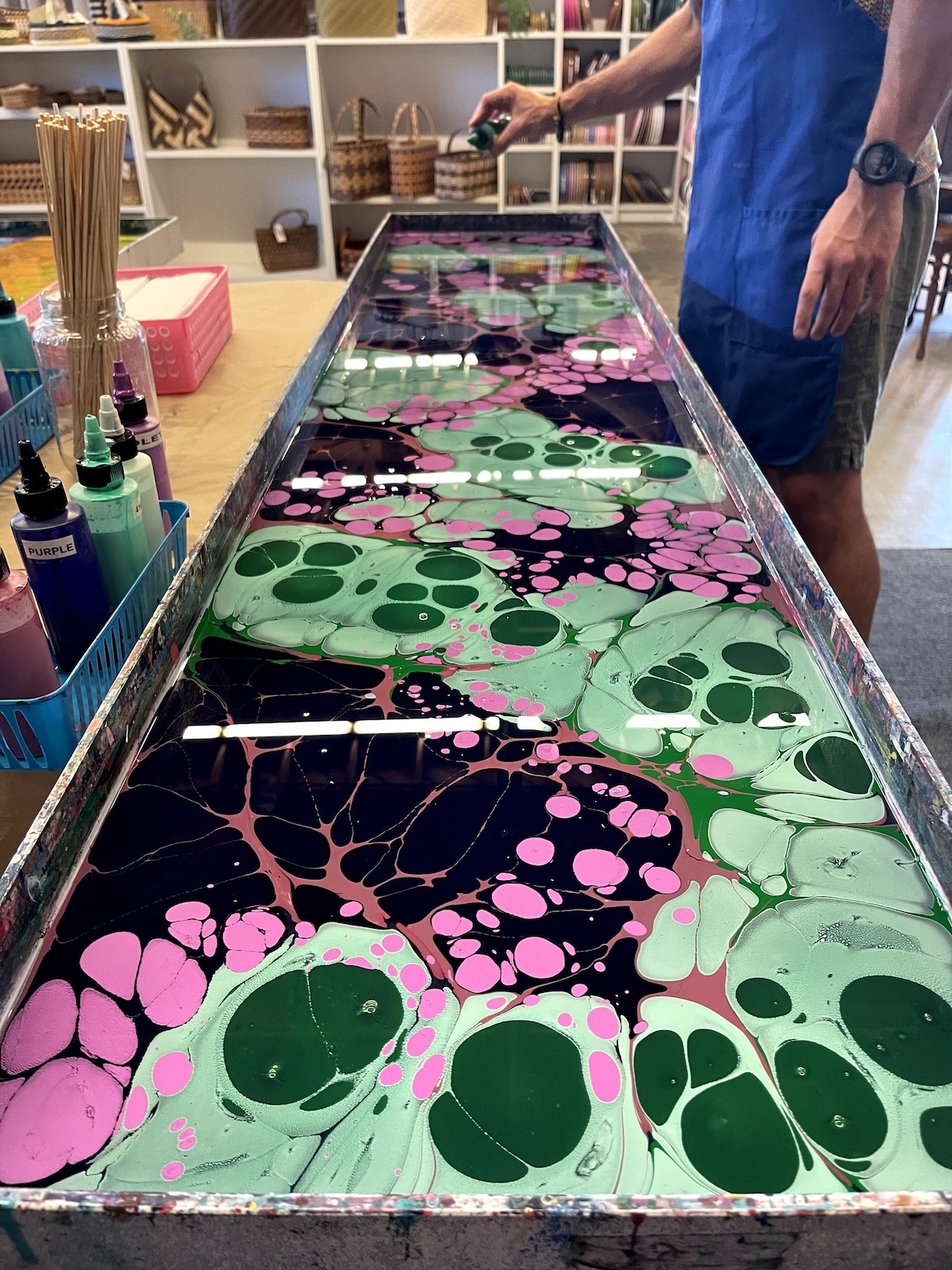 Water Marbling in Ocho Rios