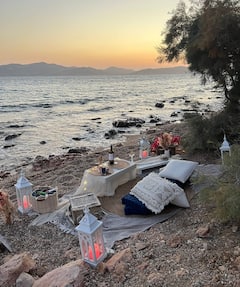 Private picnic on Paros Island