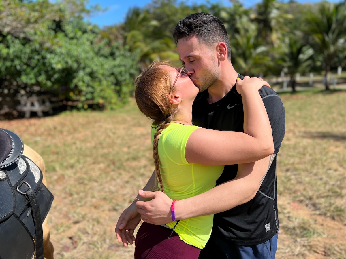 Ride horses along the beach in Aguadilla