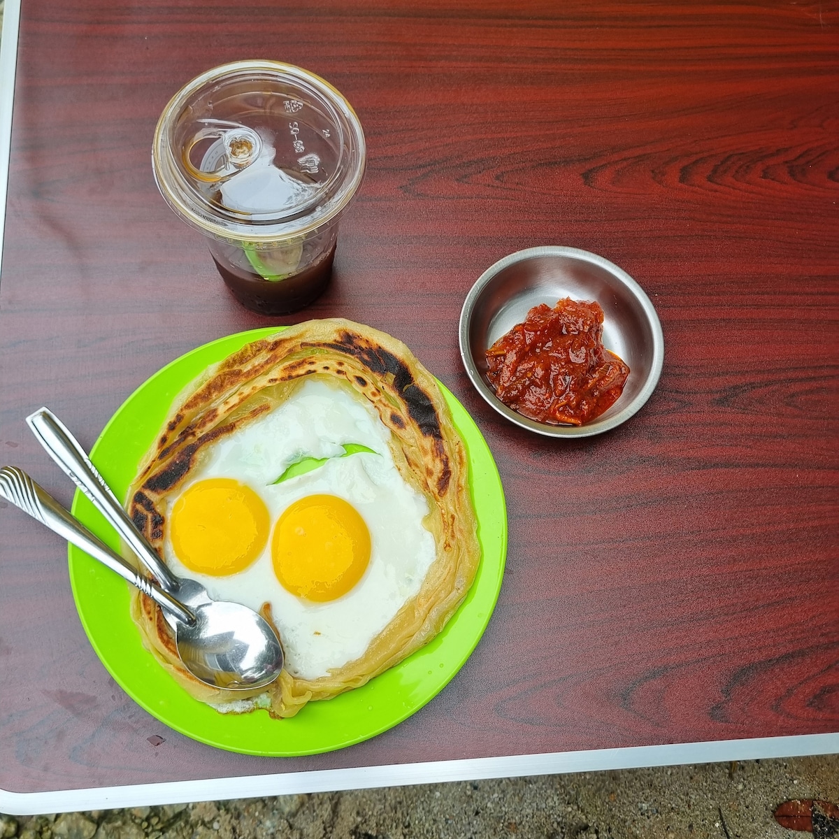 Make roti canai, a traditional Malaysian dish