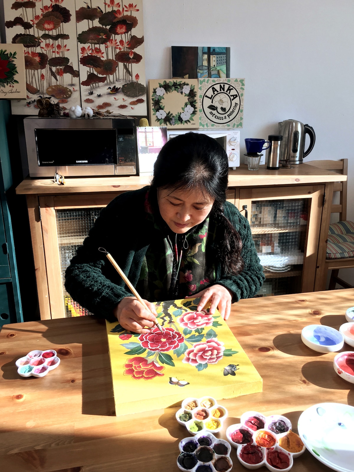 Draw Minhwa folk art