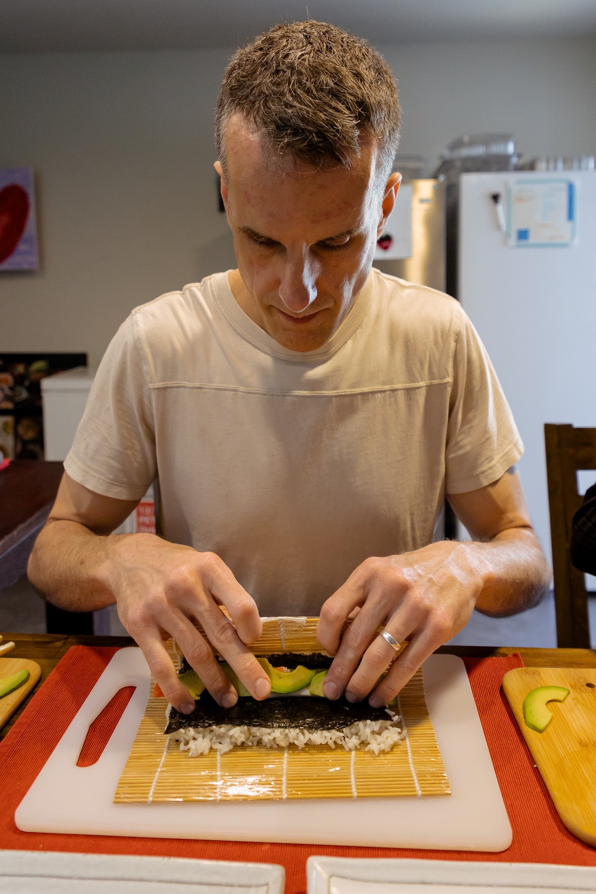 Make sushi rolls in Plano