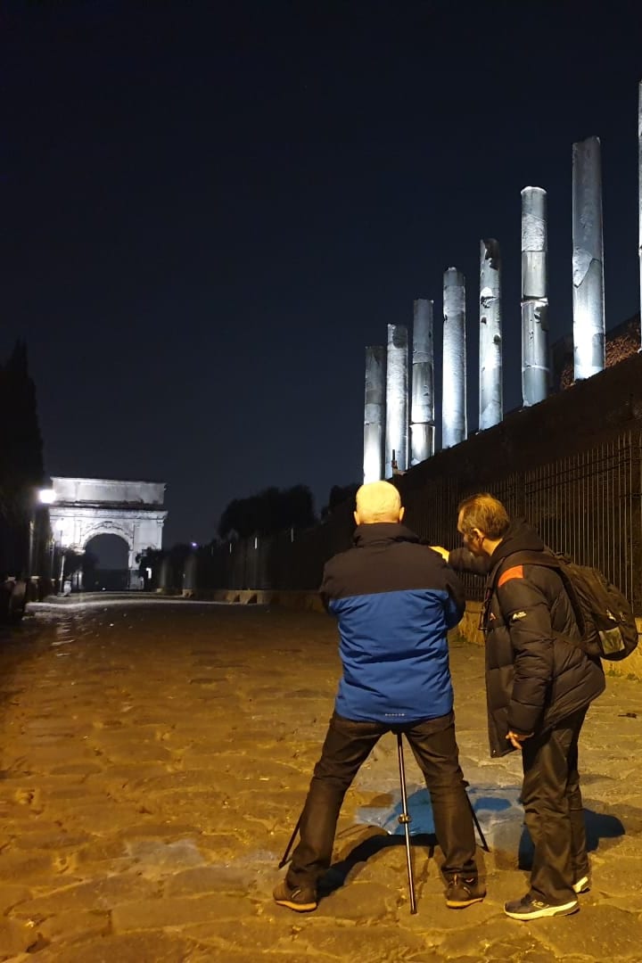 Fotografiere Rom bei Nacht mit einem Profi