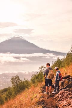 Watch the sun rise over Mount Batur