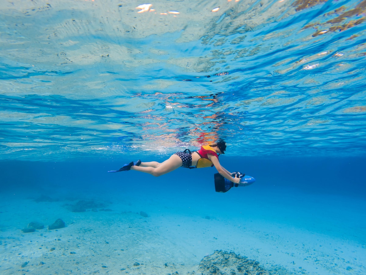 Power Snorkeling with Sea Scooters & Tequila
