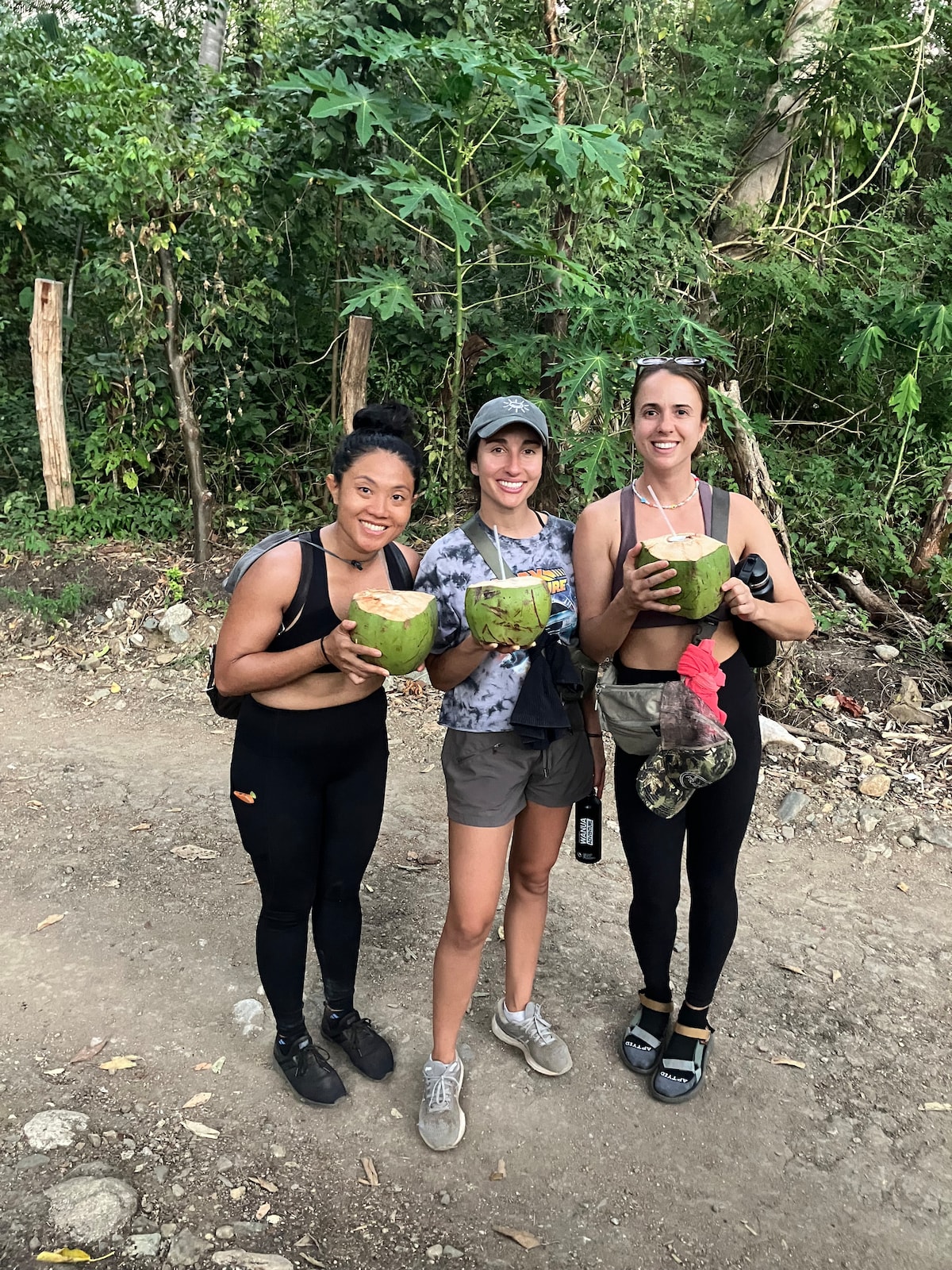 Monkey Mountain hiking /coconut & mexican food