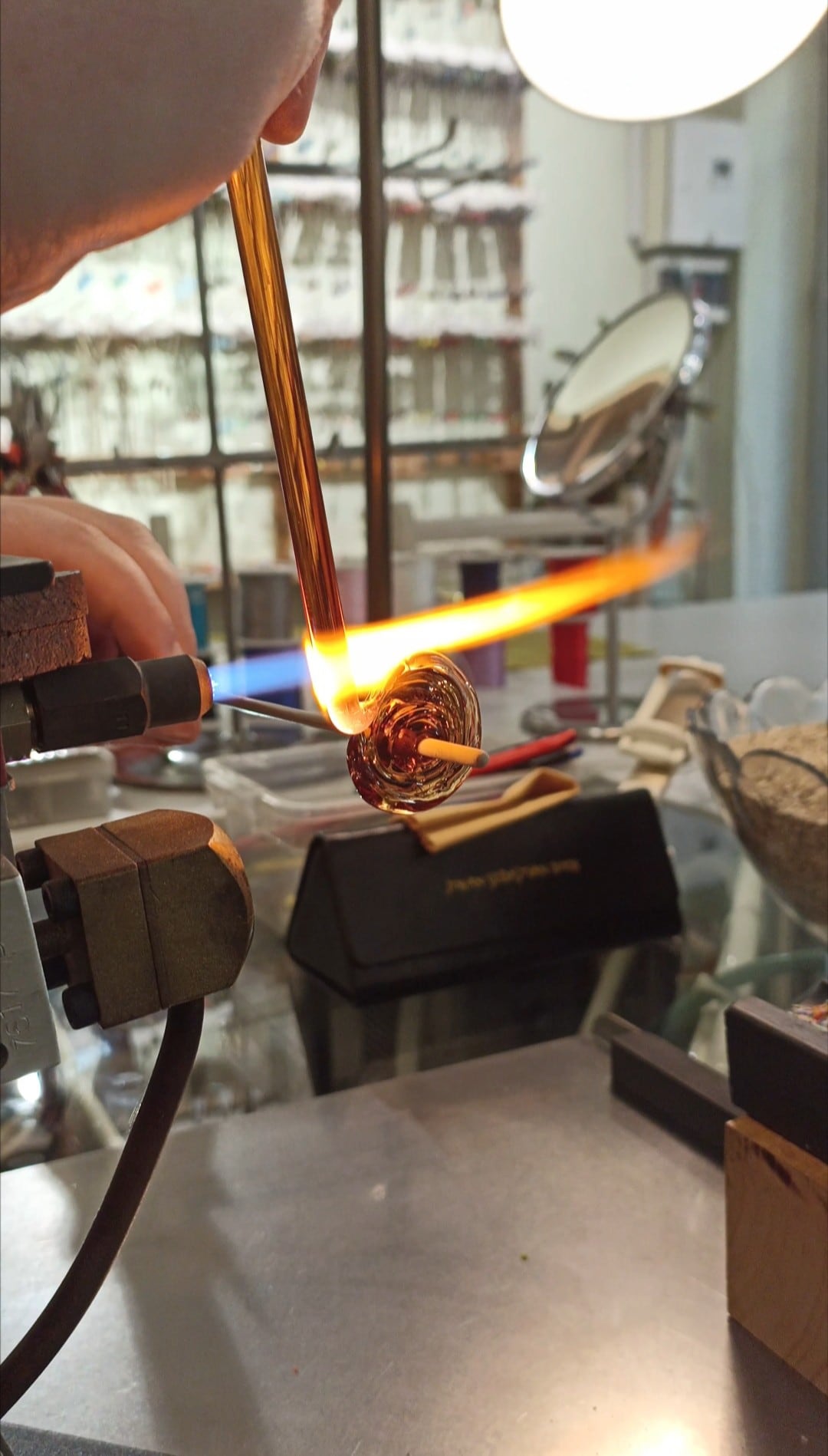 Evil Eye Bead -Glass Bead Workshop Flame Glass Art