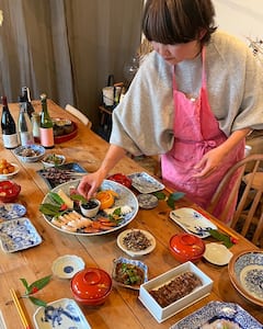 使用传统烹饪工具享受日式料理