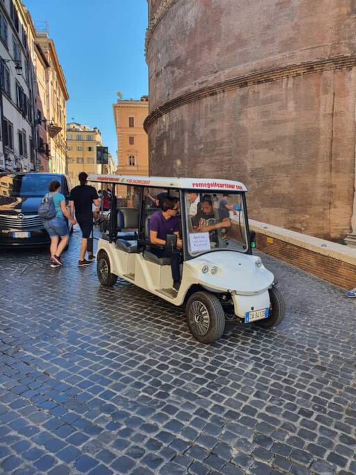 Lo más destacado de Roma y helado en carrito de golf
