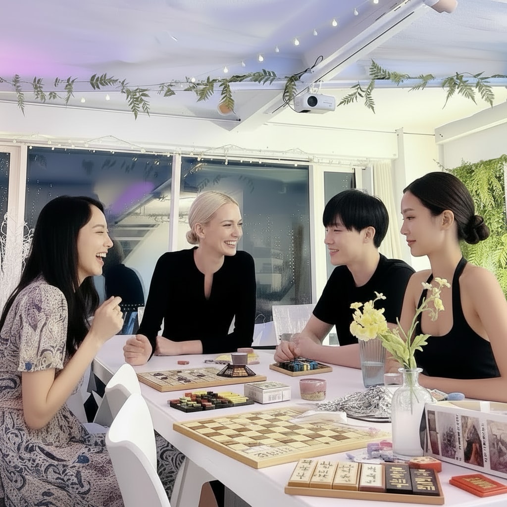 Explore KNight life - kpop and food K-drinks/game