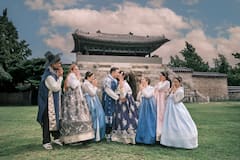 Фотосесия в ханбок и историческа разходка в двореца