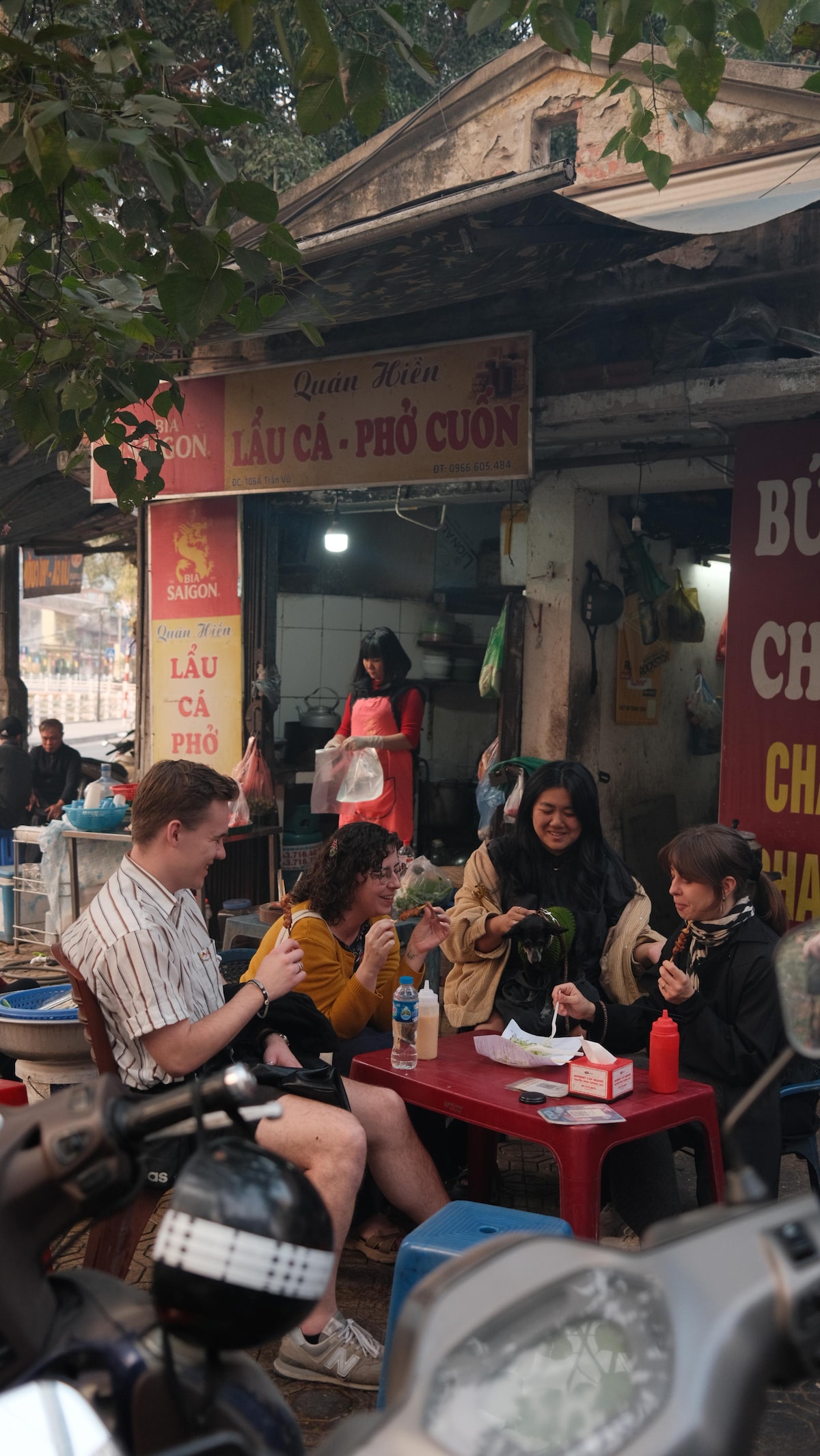 Traditional Hanoi snacks in my local neighborhood