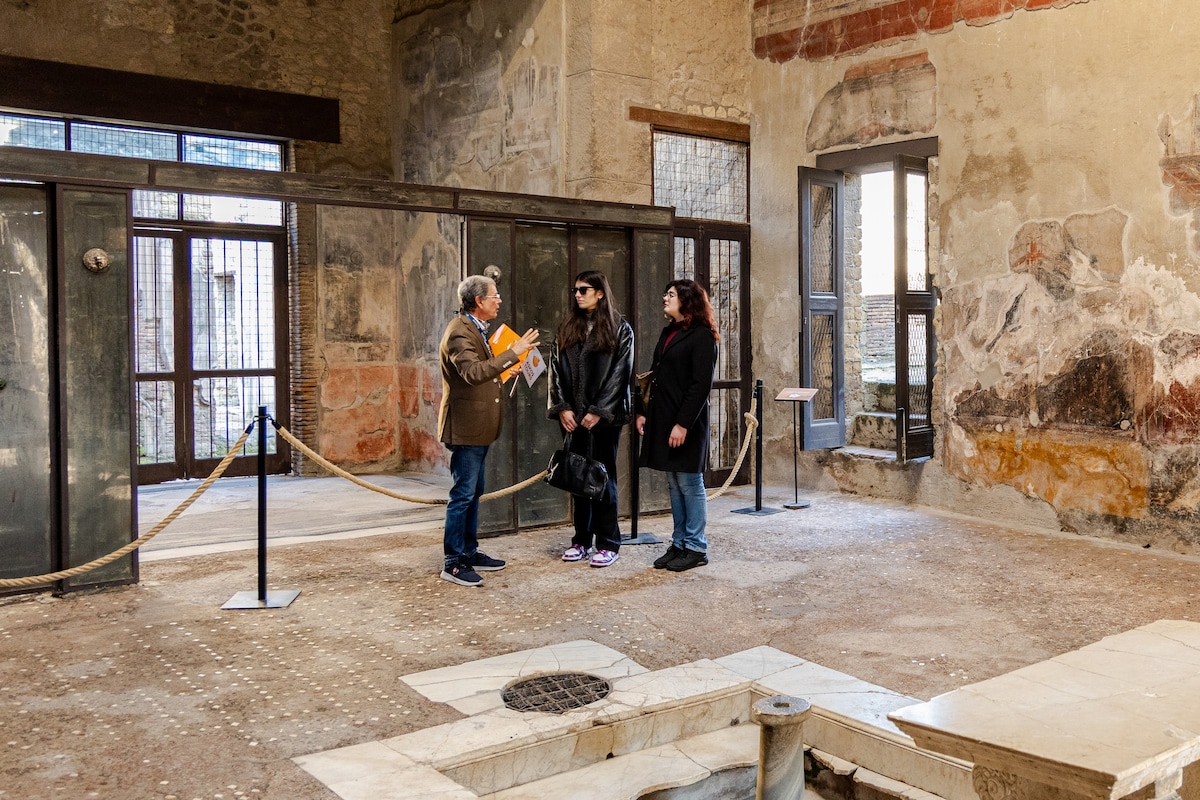 Visit Herculaneum with an archaeologist Tkts incl