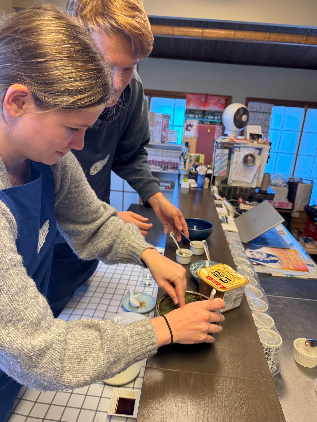 Experience making dumplings and ramen