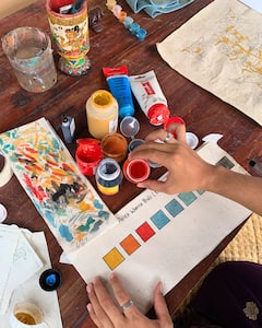 Crea una pintura con un ganador del Festival de Arte de Bali